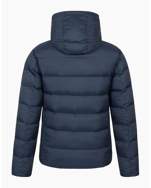 Mountain Warehouse Blue Stratus Down Packable Hooded Jacket for men