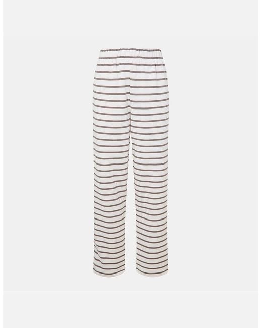 Pieces White Pcchilli Heavyweight Sweatpants