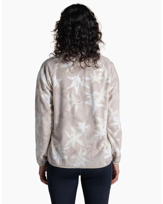 Craghoppers Blue Ladies Reedmace National Trust Half Zip Fleece Top