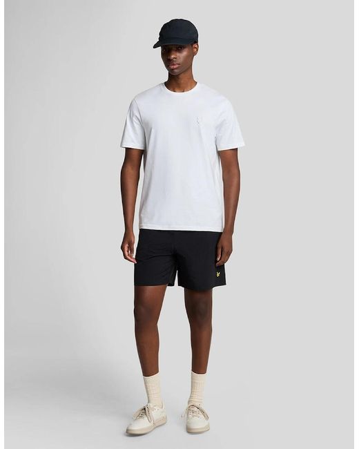 Lyle & Scott White Swim Shorts for men