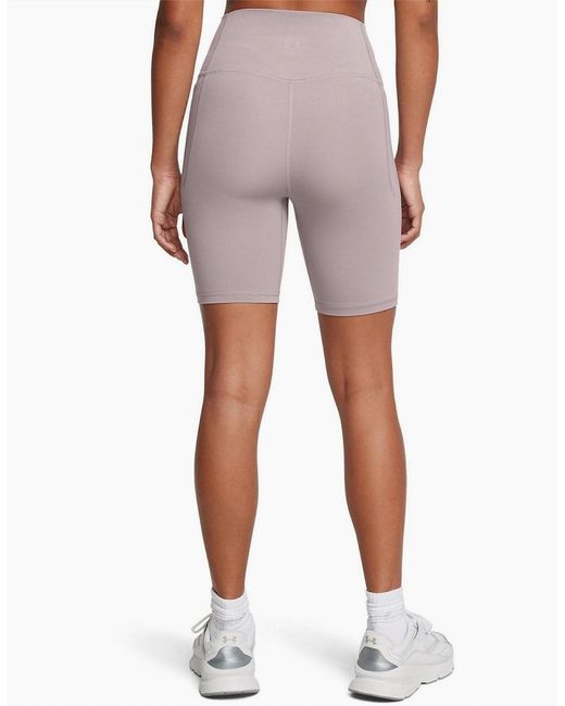 Under Armour Purple Meridian Bike Sht