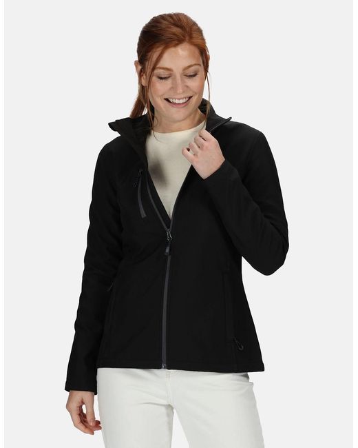 Regatta Black Professional /Ladies Recycled Full Zip Fleece