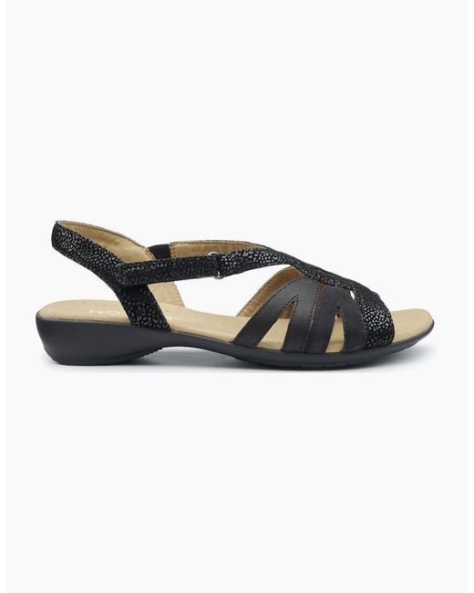 Hotter Multicolor Flare Sandals