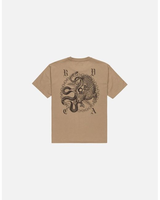 RVCA Natural Benj Battle T-Shirt for men