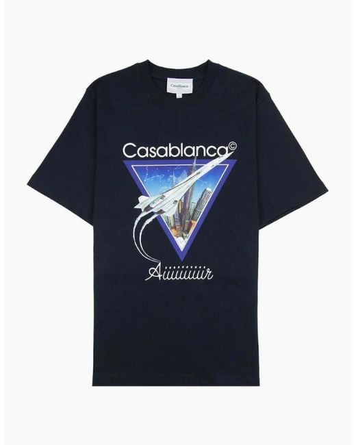 Casablanca Blue Casa Blanca Tee Shirt Aiiiiiir Concorde