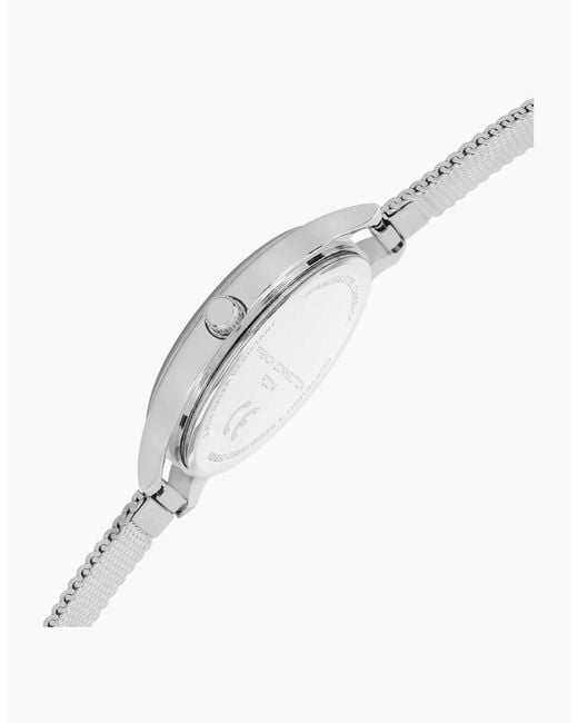 French Connection Metallic Connection Case Round Shape Strap Quartz Watch