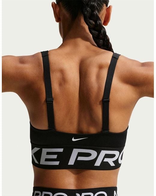 Nike Black Indy Scoop Neck Sports Bra