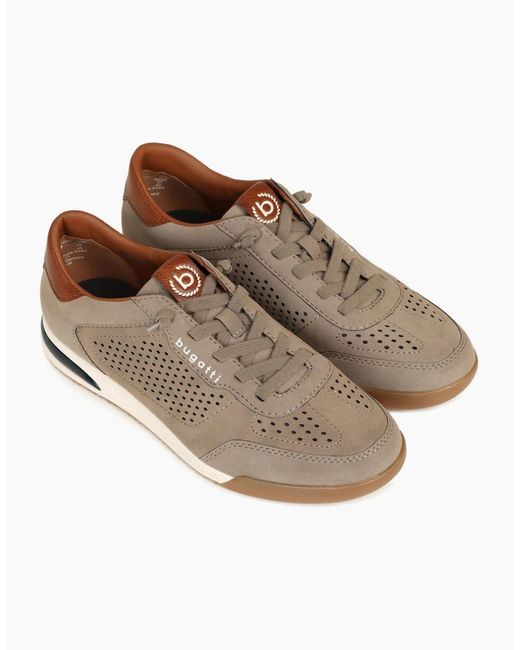 Bugatti Brown Treble Trainers for men
