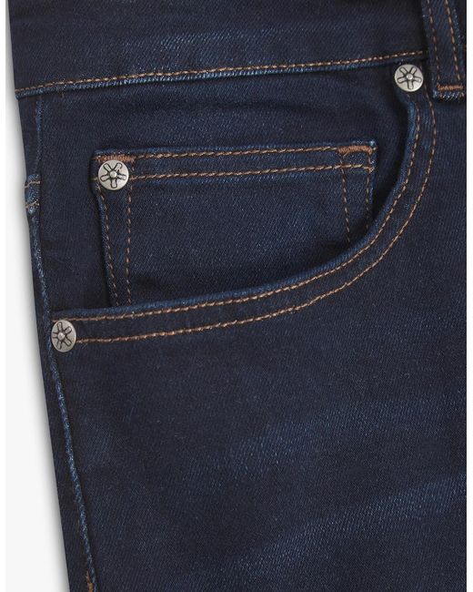 Vingt Quatre Denim Blue Vingt Quatre Taper Fit Rinse Jeans for men