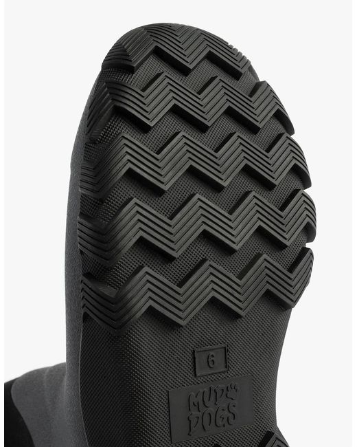 Mud Dogs Black Rutland Short Neoprene Wellies