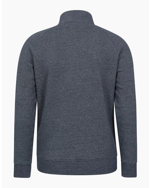 Mountain Warehouse Blue Bamburgh Half Zip Jumper for men