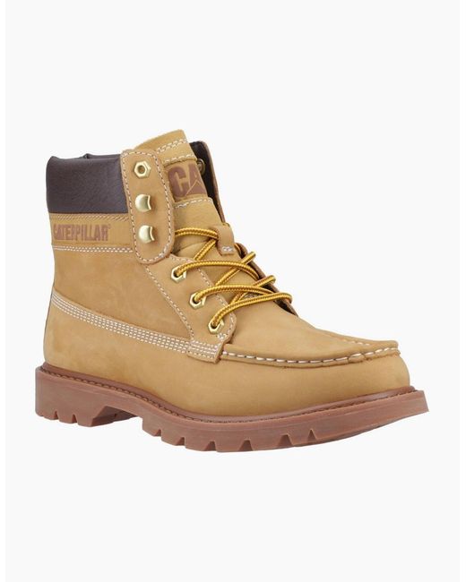 Caterpillar Natural Colorado Moc Toe Boots for men