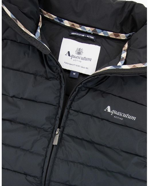 Aquascutum Blue Rlg Active Vest for men