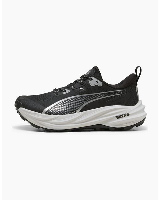 PUMA Black Voyage Nitro 4 Off Road Trail Running Shoes