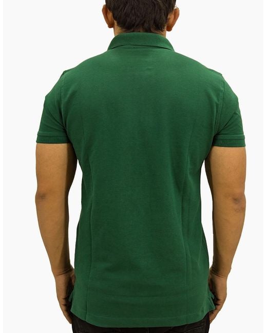 DIESEL Red T-Smith-Zip Out Rbawh Polo T Shirts Short Sleeve Casual Golf Tee New for men
