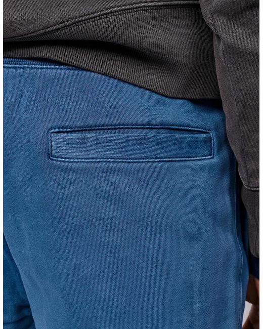 aubi Blue Glebe Sweat Short for men
