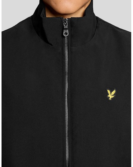 Lyle & Scott Black Mesh-Back Softshell Gilet for men