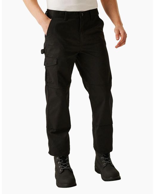 Regatta Black Professional Waterproof Trousers for men