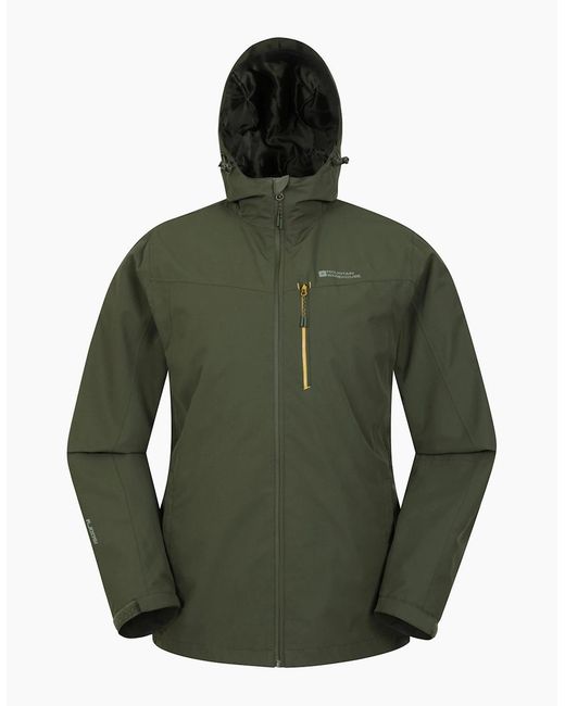 Mountain Warehouse Green Brisk Extreme Waterproof Jacket for men