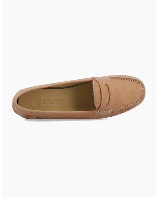 Sperry Top-Sider Natural Sperry Tubarao Slip On Nubuck Tan Moccasins Shoes