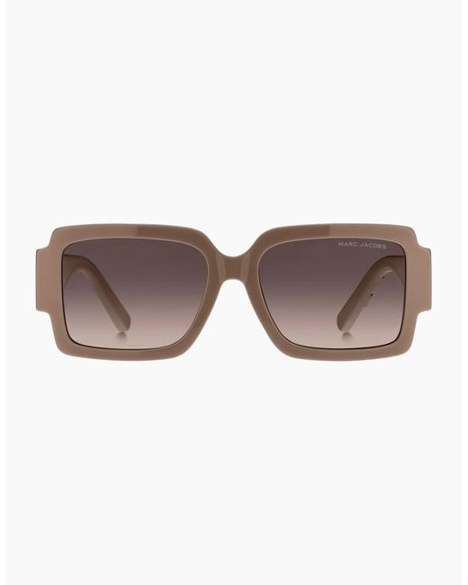Marc Jacobs Brown The Branded Legs Sunglasses