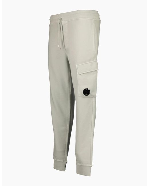 C P Company Natural Resist Dyed Diagonal Fleece Lens Sweatpants for men