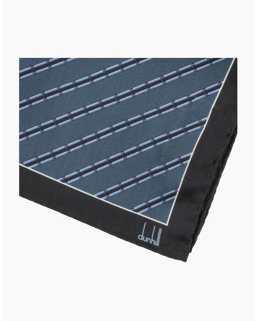 Dunhill Blue Pocket Square for men