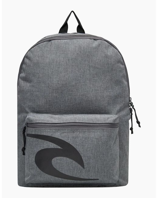Rip Curl Gray Rip Curl Dome Brand 17 L Backpack for men