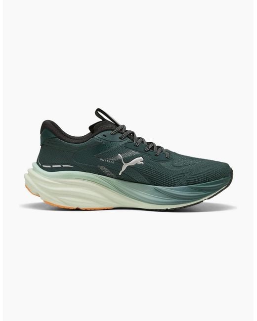 PUMA Green Magnify Nitro 3 Everyday Neutral Road Running Shoes for men
