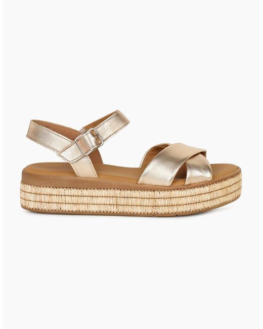 Gabor Metallic Wick Platform Sandal