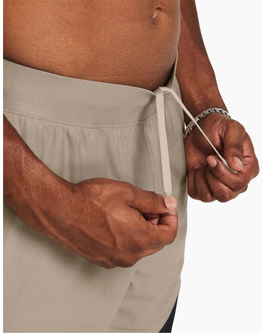 Under Armour Gray Elite Hybrid Bermuda Shorts for men