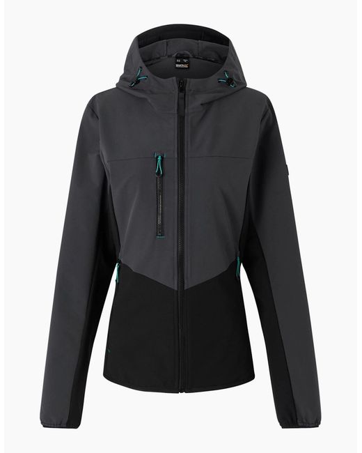 Regatta Black Professional /Ladies Ada Stretch Soft Shell Jacket