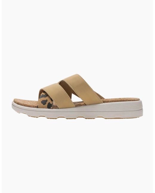 Regatta Brown Ladies Cassie Leopard Pattern Sandals