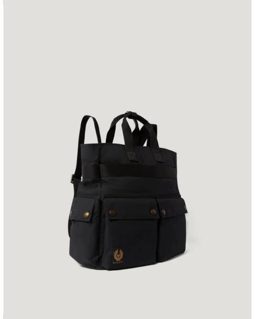 Belstaff Black Trialmaster 2-Way Tote for men