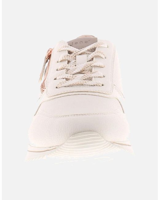 Jana White Chunky Trainers Pippa Lace Up Rose Uk Size