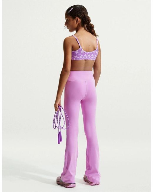 Nike Purple Scoop Neck Sleeveless Bralet Sports Bra