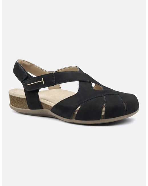 Hotter Black Catskill Ii Sandals