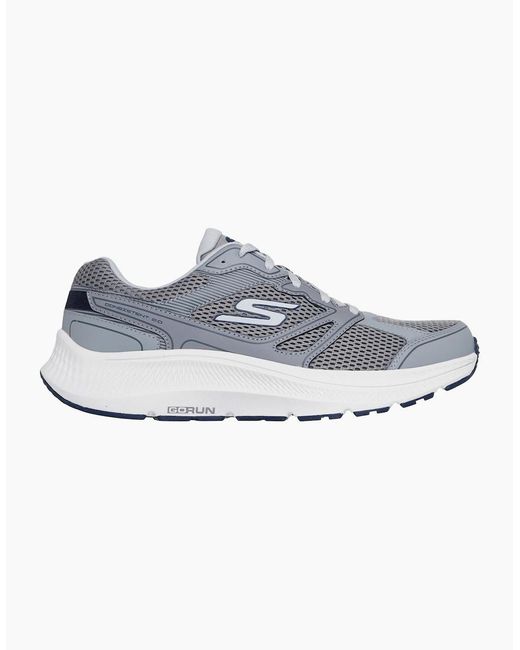 Skechers Blue Go Run Consistent 2.0 Mapleton Leather Trainers for men