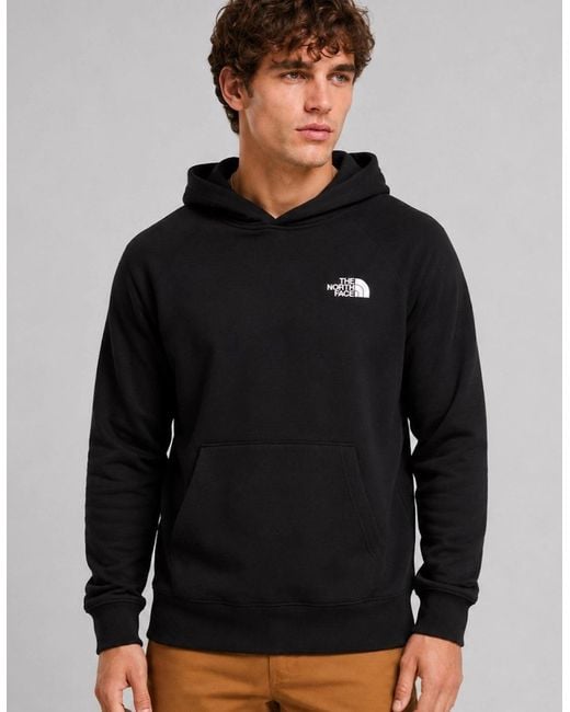 The North Face Gray Raglan Box Hoodie for men