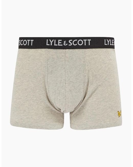 Lyle & Scott White 5-Pack Miller Boxer Briefs for men