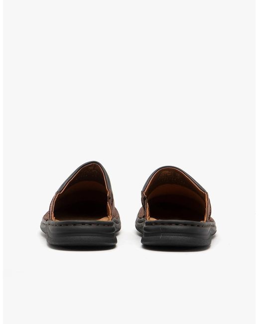 Josef Seibel Brown Max Nubuck Leather Mule Clogs Brasil for men