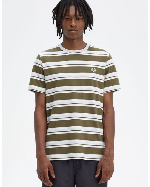 Fred Perry Multicolor Stripe T-Shirt for men