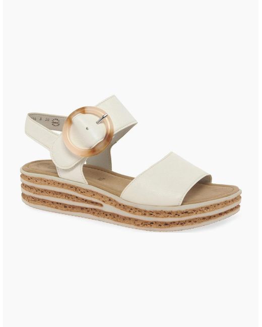 Gabor White Andre Sandals