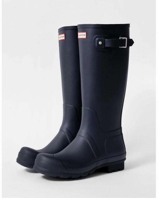 Hunter Blue Original Tall Wellies for men