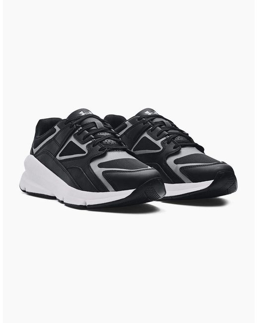 Under Armour Blue Forge 96 Lace-Up Low Top Sneakers for men