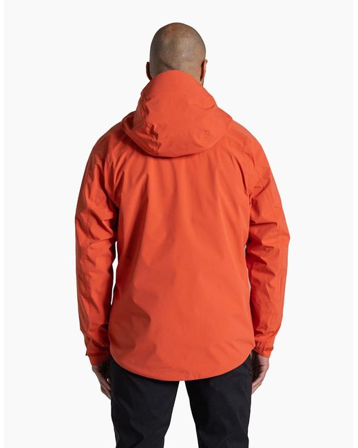 Craghoppers Orange Ponsa Waterproof Jacket for men