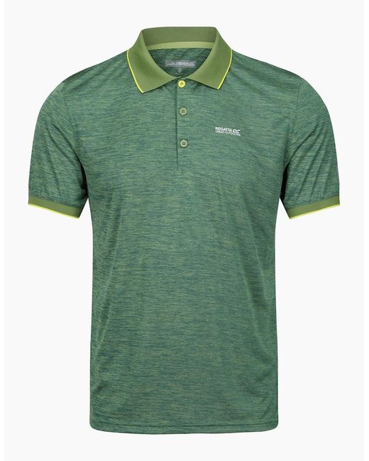 Regatta Black Remex Ii Jersey Polo Shirt for men