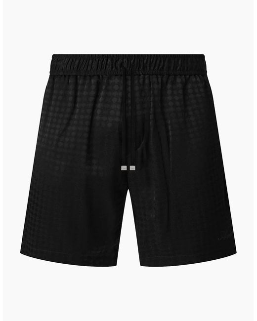 Amiri Black Ma Quad Jacquard Shorts for men