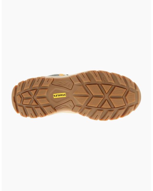 Stanley Natural Safety Boots Hartford Leather Lace Up Honey Uk Size for men