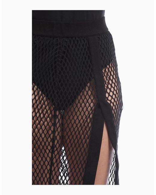 Off-White c/o Virgil Abloh Black Mesh Skirt
